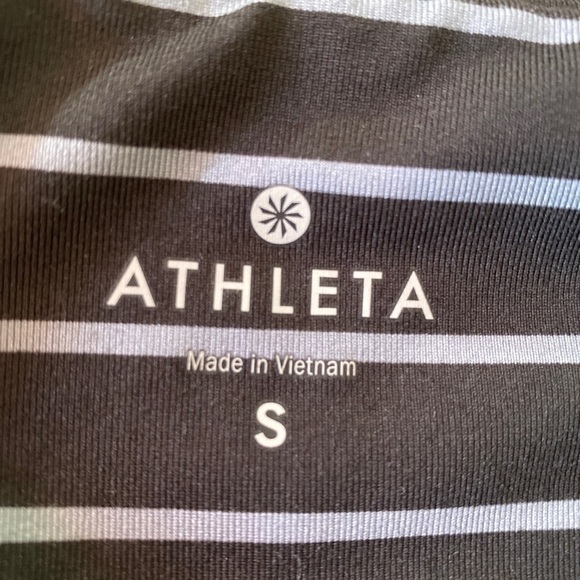 ATHLETA BLACK AND GRAY Chaturanga Leggings SZ S - Picture 8 of 8